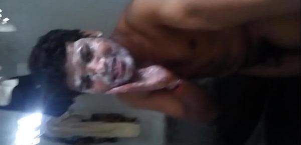  Andhra guy bathing naked